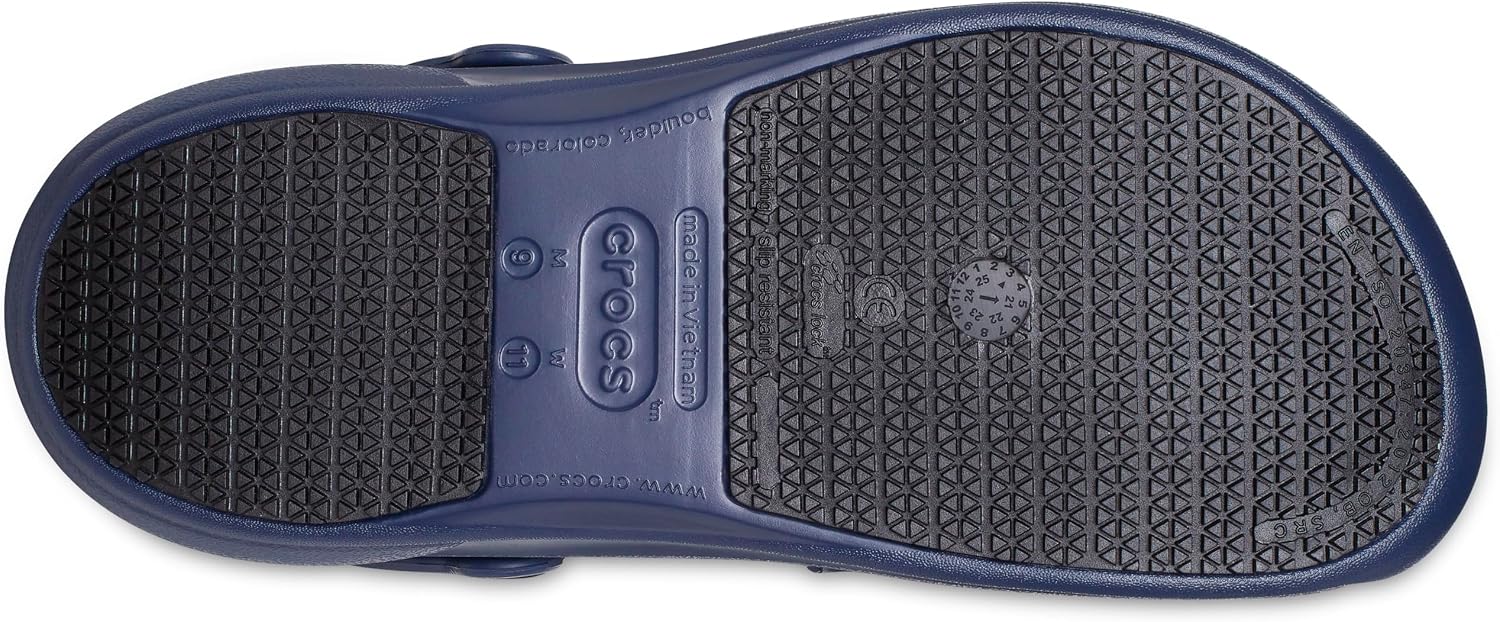 Thumbnail 2 de Crocs Unisex Bistro Clogs, Navy (UK 5/6) – Practical Footwear for Service Environments