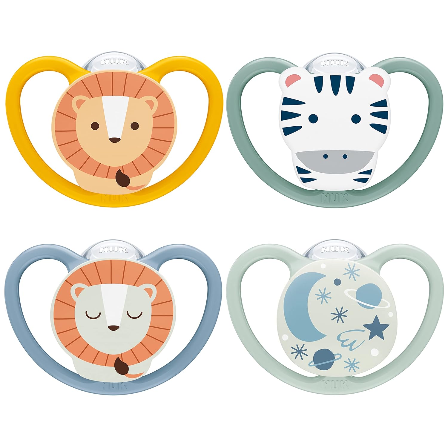 Detalle de NUK Space Day & Night Babyschnuller 6-18 Monate