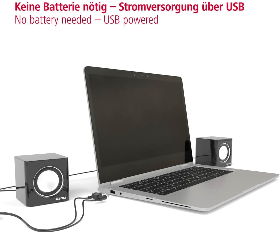 Thumbnail 2 de Hama Sonic Mobil 185 00173132 notebookluidspreker, stereo, 3 W, zwart-zilver