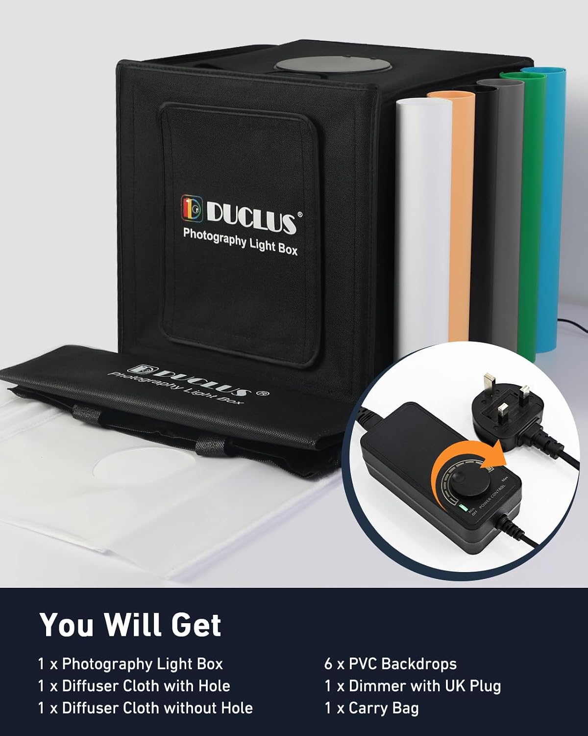 Thumbnail 6 de DUCLUS Light Box Photography 50cm 216 LEDs