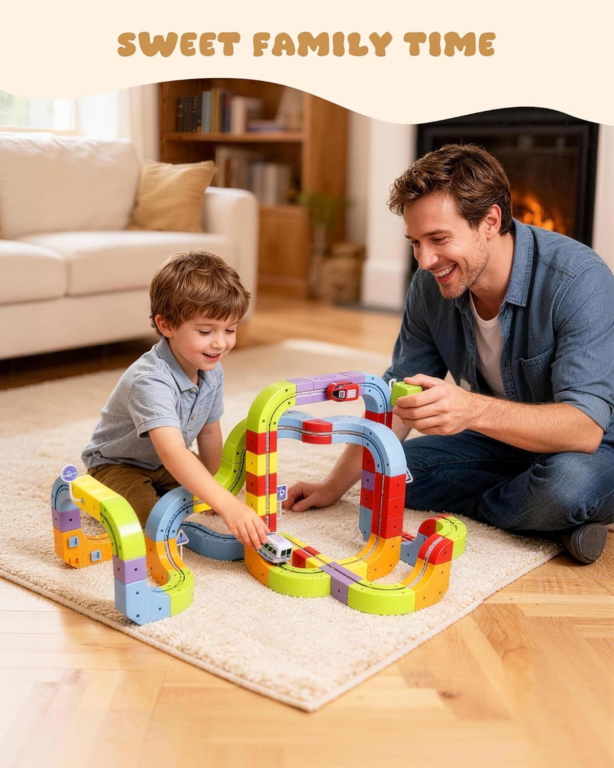 Thumbnail 4 de Innovakids 3D Magic Rail Cube Electric Train Set 121PCS: A 3D STEM Building Toy for Creative Play