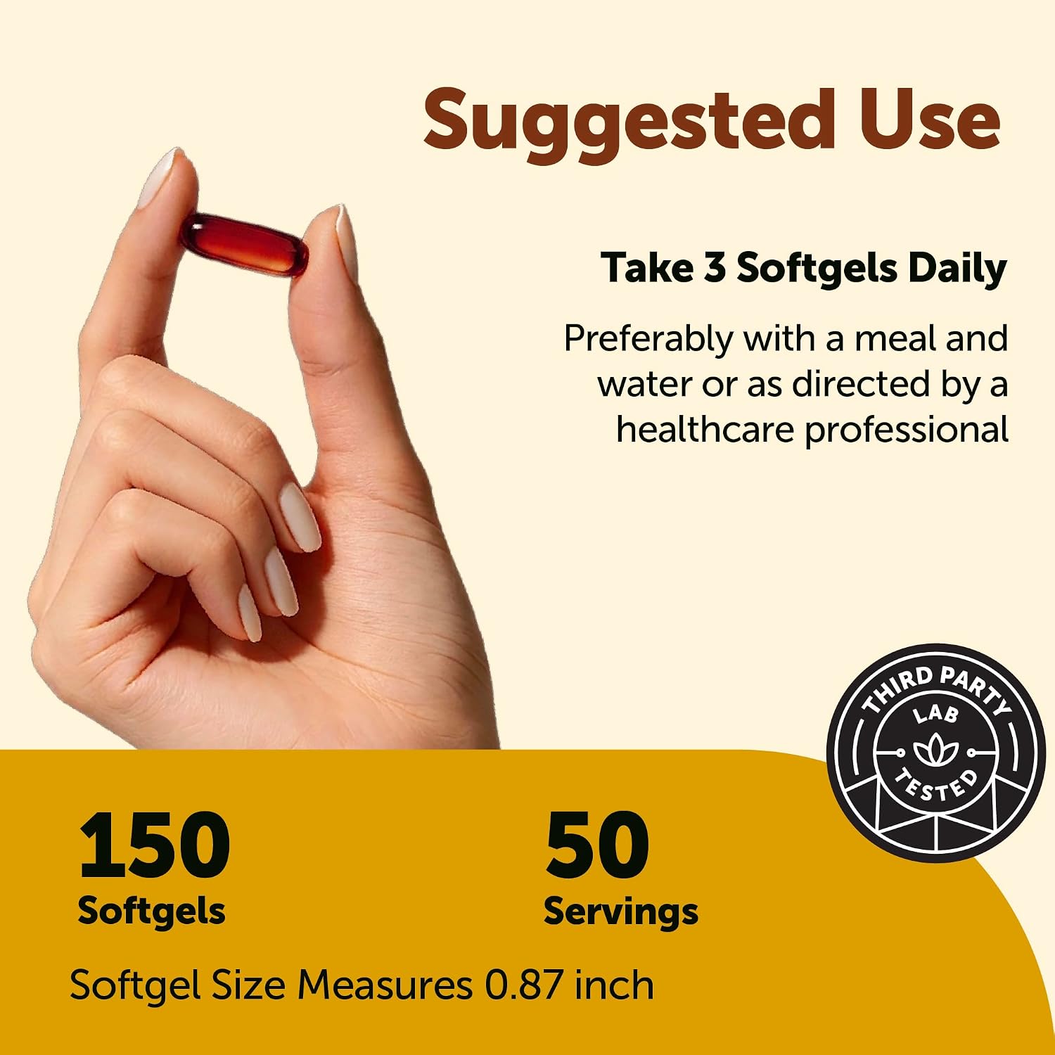 Detalle 2 de Micro Ingredients Pumpkin seed oil softgel, 150 Count with Saw Palmetto