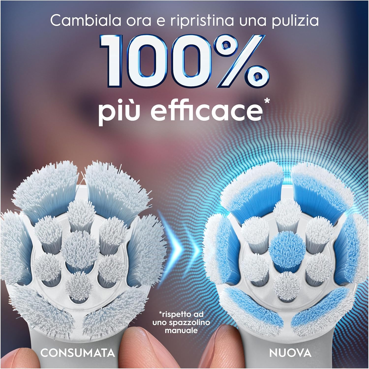 Thumbnail 5 de Oral-B iO Gentle Care 4 testine per gengive sensibili