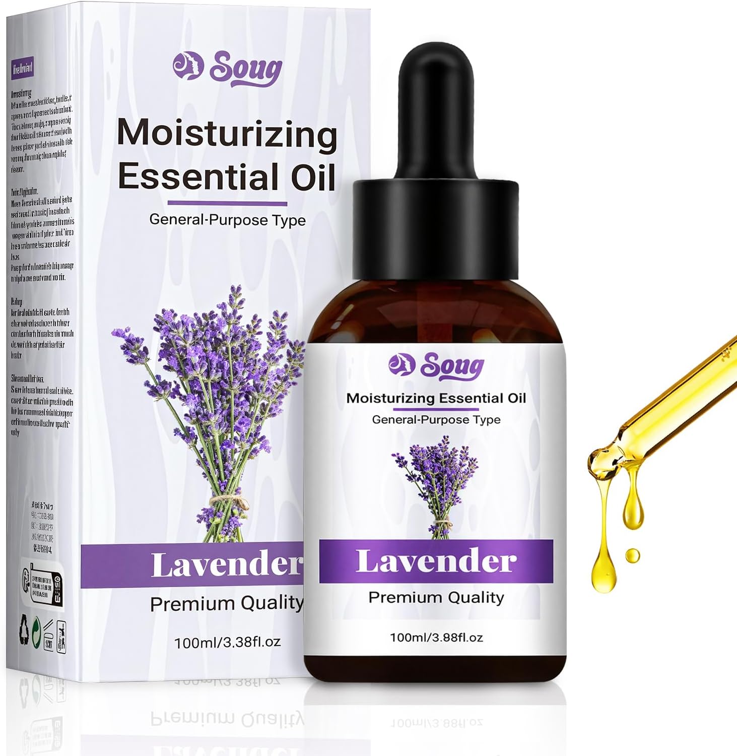 Detalle de Aceite esencial de lavanda 100ml para masaje