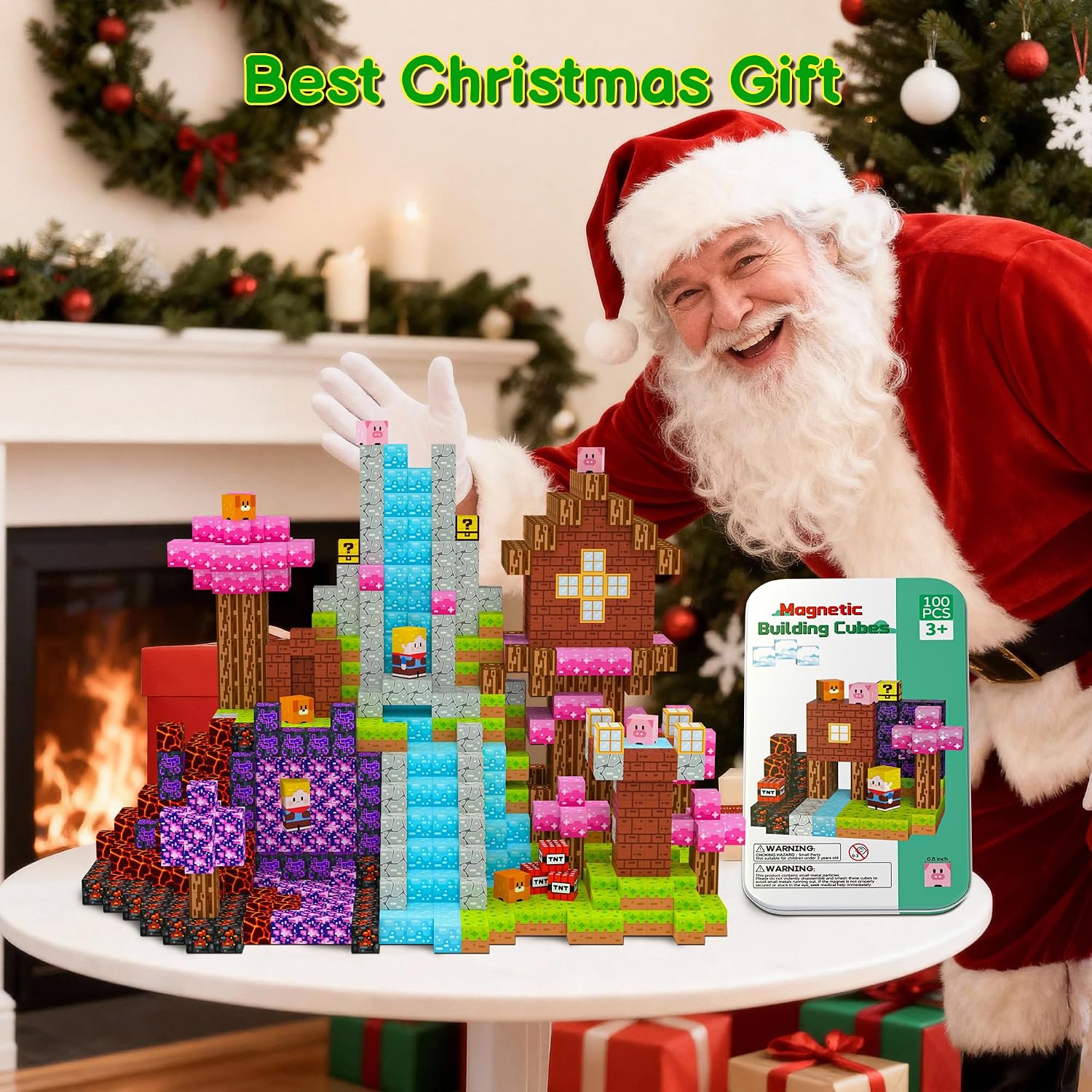 Detalle 2 de iLacven Magnetic Blocks 100 pcs Travel đź§©
