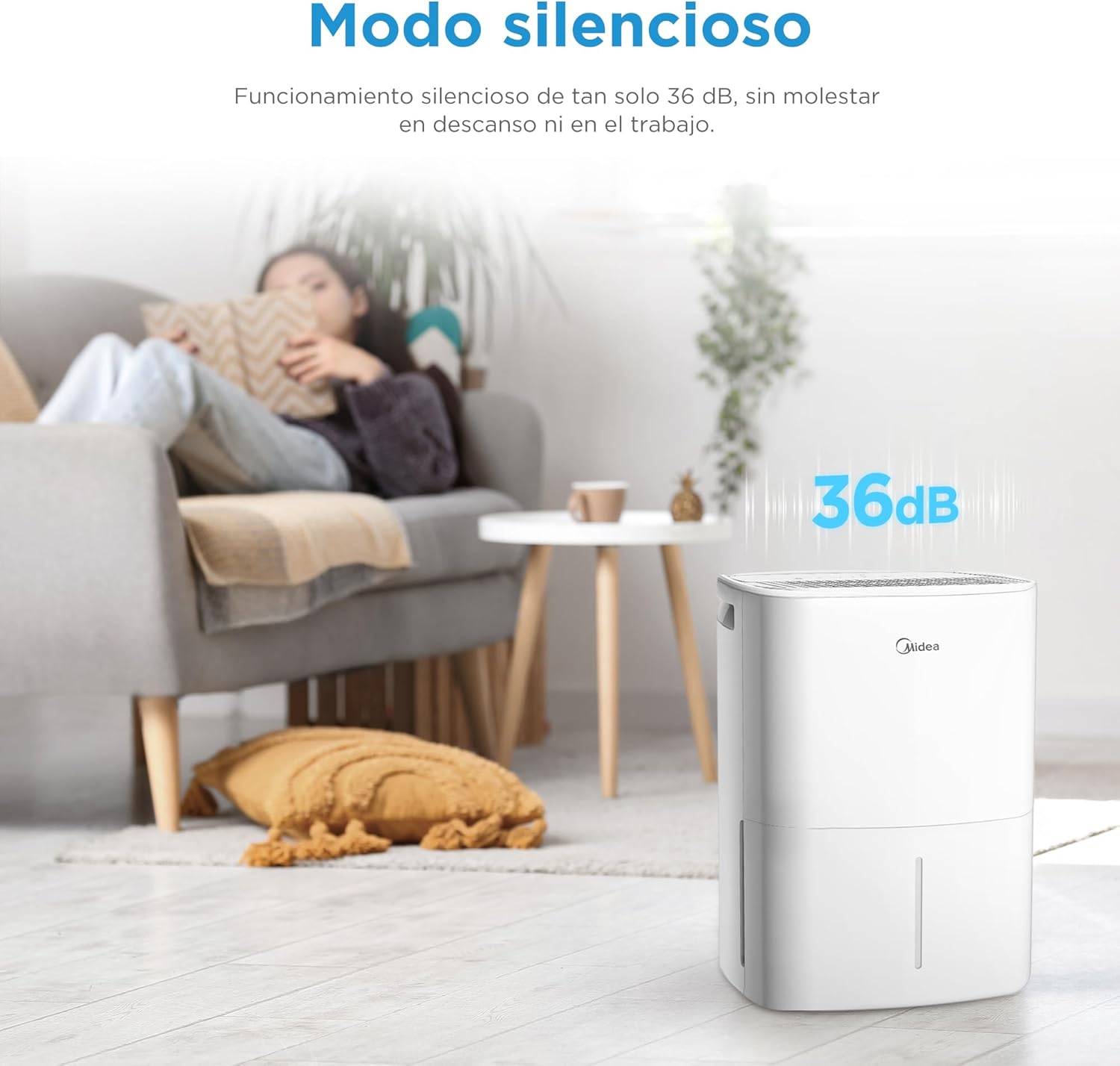 Detalle 2 de Midea Deshumidificador 12L para 35 m2