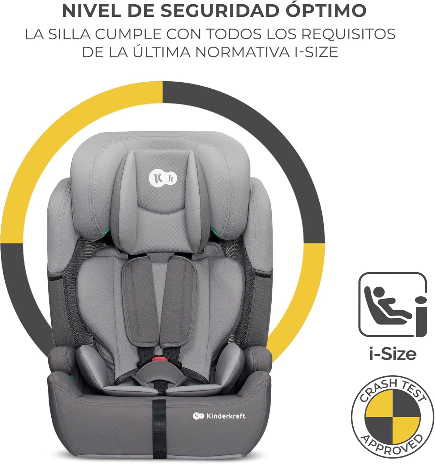 Detalle 2 de Kinderkraft COMFORT UP i-Size, grupo 1/2/3, 9–36 kg