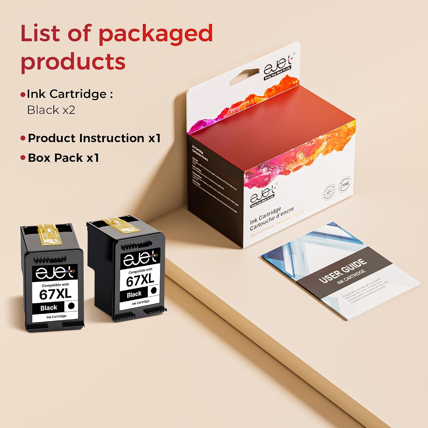 Thumbnail 5 de 67XL Ink Cartridge 705 pages 🖨