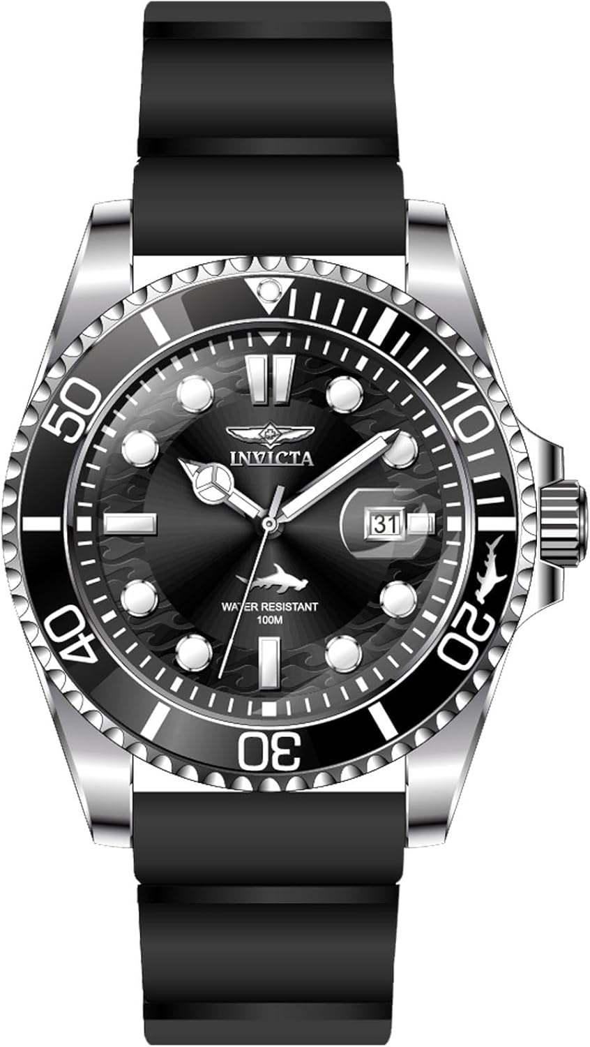 Thumbnail 2 de Invicta Pro Diver Homme Montre à quartz en acier inoxydable, 43 mm – cadran bleu