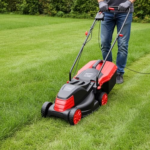 Thumbnail 6 de LEHMANN Tagliaerba Elettrico 1200 W, 32 cm, 25 L, altezza 25–65 mm, fino a 500 m²