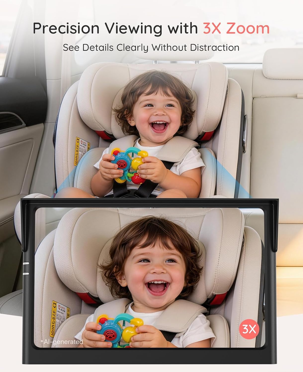 Detalle de LUCKVIEW Baby Car Camera BM1