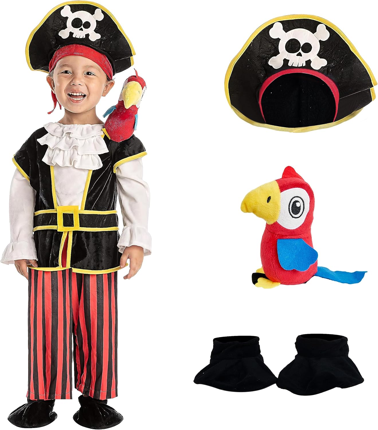 Detalle de Spooktacular Creations Piratenkostüm 6–12 Monate 🎭