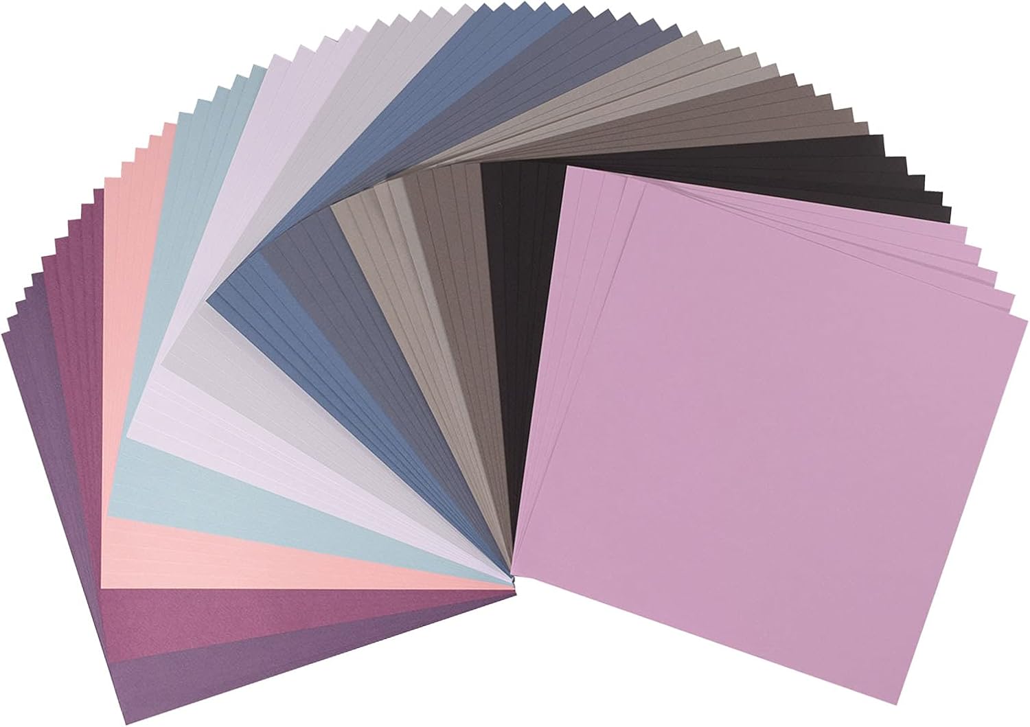 Detalle 2 de Florence Papier Cartonné 144 Feuilles 30,5 x 30,5 cm – Lot de 3 multipacks (Sable, Hiver, Arc-en-Ciel) – Lisse et Texturé