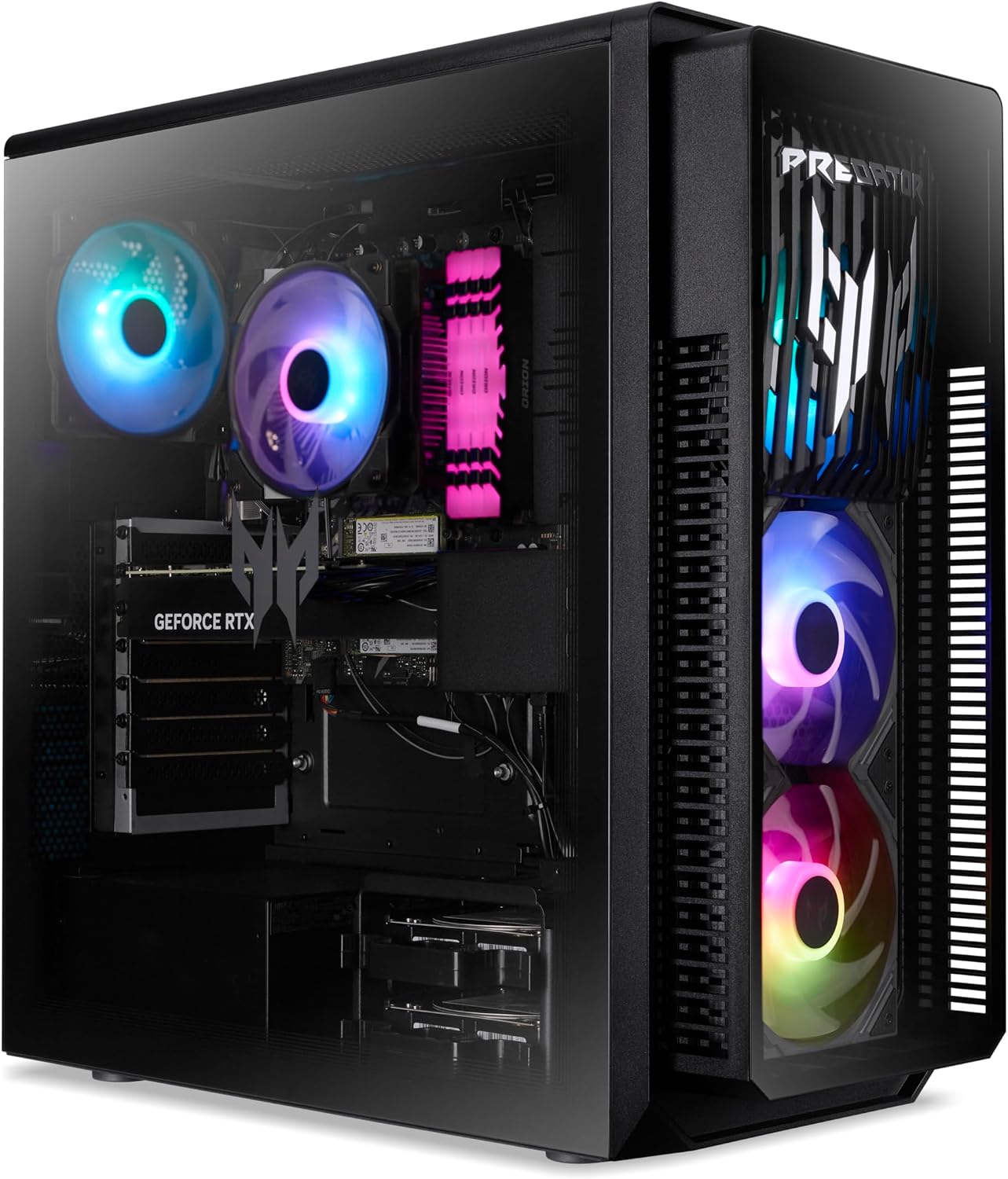 Detalle de Acer Predator Orion 5000: PC gaming haut de gamme avec RTX 5080 et Core Ultra 7 265F