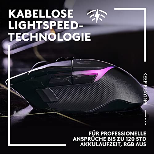 Detalle de Logitech G502 X PLUS LIGHTSPEED Kabellose RGB-Gaming-Maus – präzise, schnell und neu aufgelegt