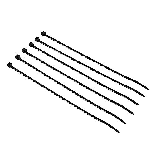 Detalle de Amazon Basics Fascette stringicavo regolabili – 500 pezzi in nero, 100–300 mm