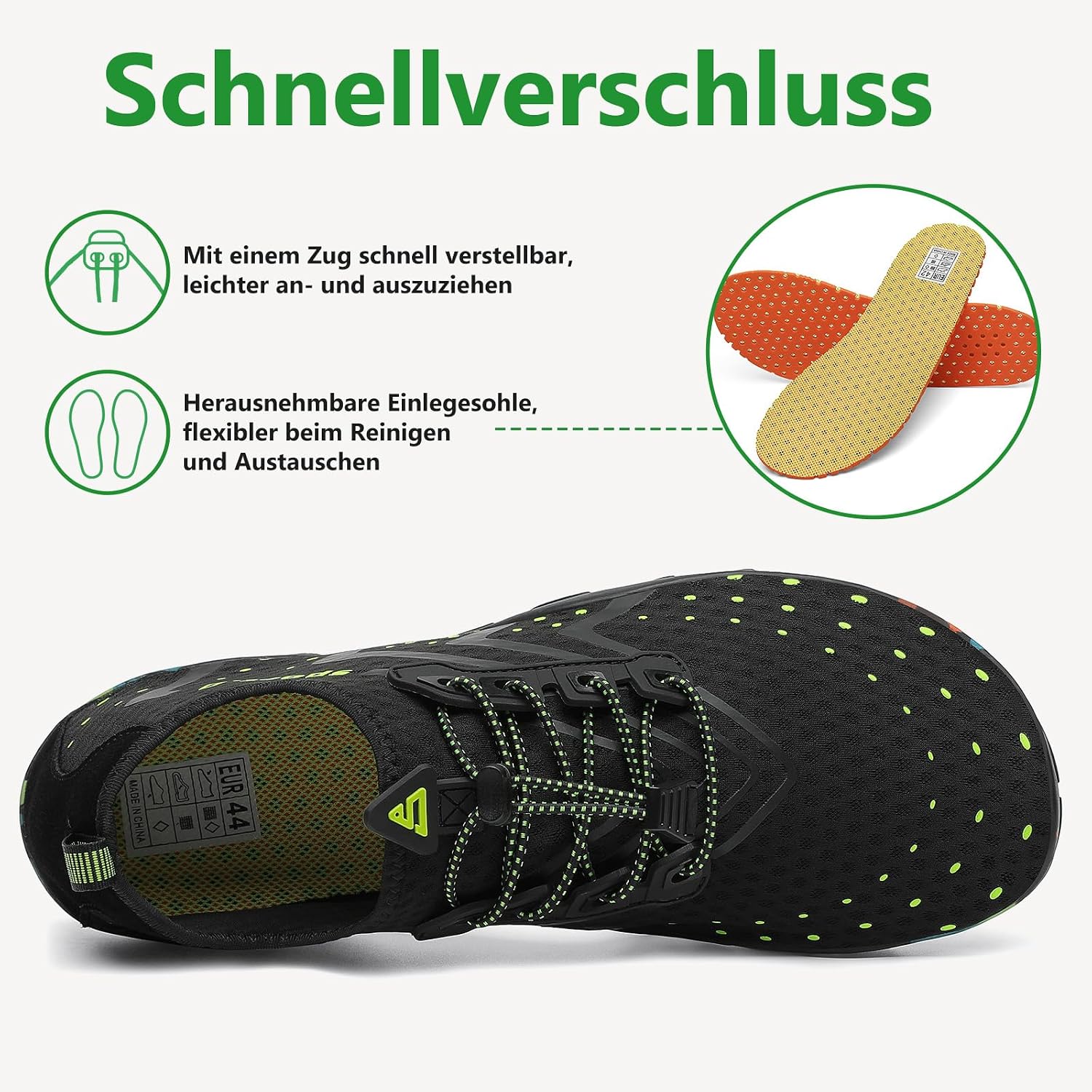 Thumbnail 2 de Saguaro Wasserschuhe für Herren – rutschfest, schnelltrocknend und vielseitig einsetzbar