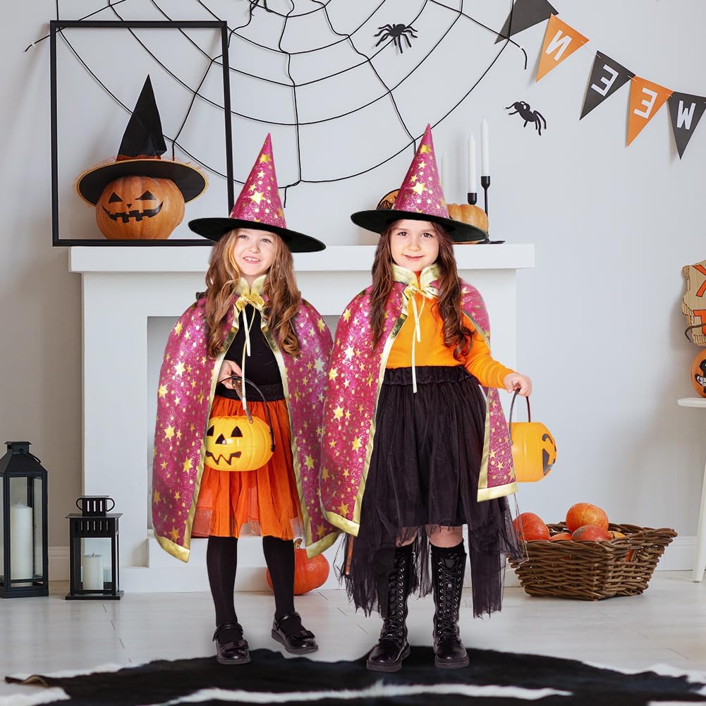 Thumbnail 5 de AYBUY Mantello da Strega con Cappello per Bambini – Set Halloween con Stelle