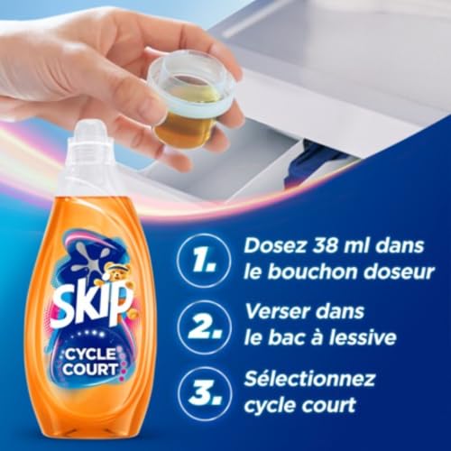 Thumbnail 8 de Skip Lessive Liquide Cycle Court Intensité Max Sport Active, 39 Lavages