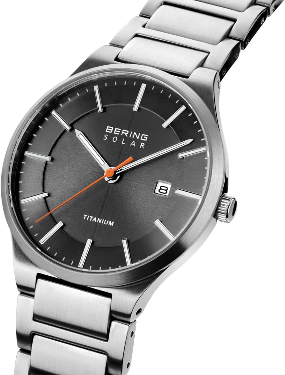 Thumbnail 1 de Bering Solar Uhr Herren 39 mm Titan (Solar Collection) – 10 ATM, Saphirglas, Armband mit Titanelementen