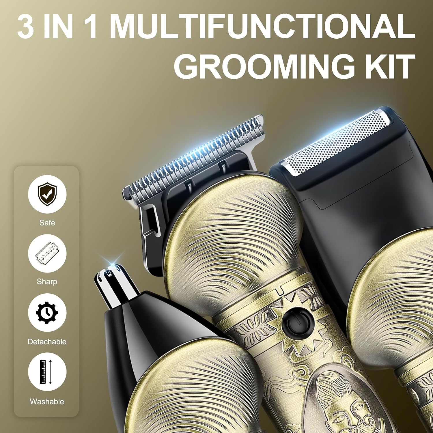 Thumbnail 2 de Suttik Professional Hair Clippers 3 in 1