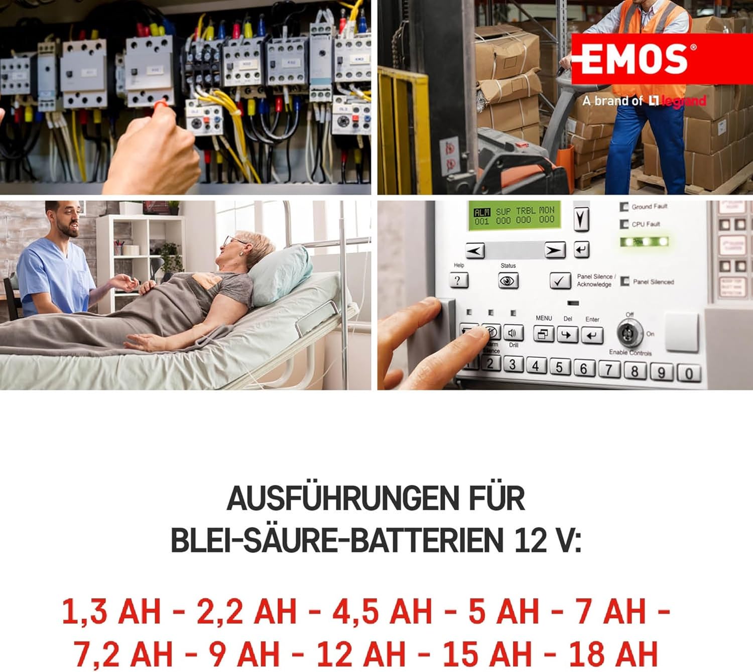 Thumbnail 5 de EMOS Wartungsfreier Bleiakku 12V 7,2Ah AGM – Ideal für USV- und Alarmsysteme