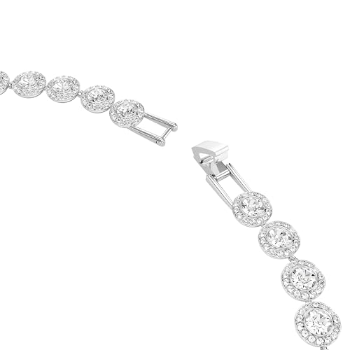 Thumbnail 2 de Swarovski Collana Tennis Una Angelic Round, Bianco, Medio - Placcato rodio