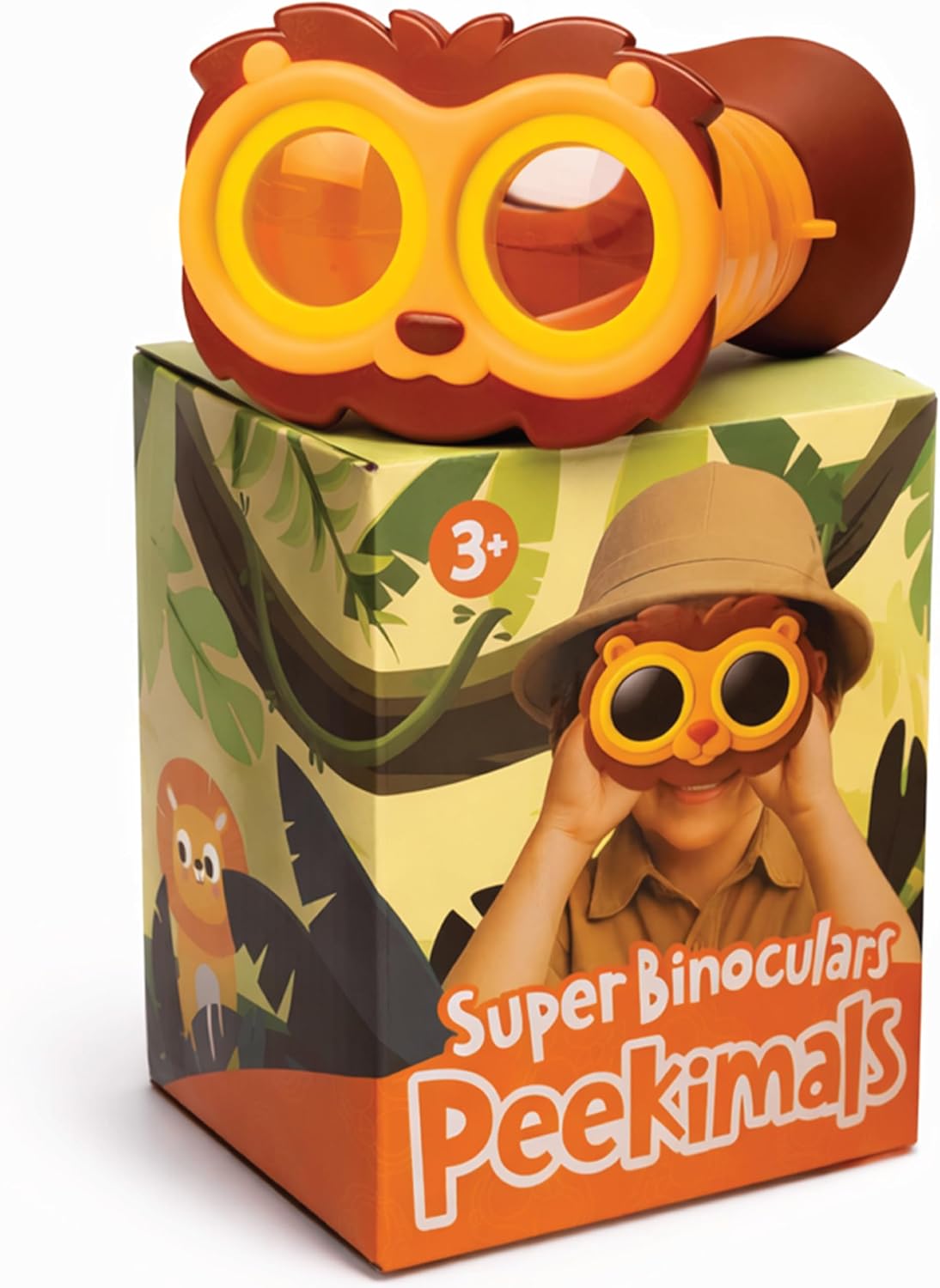 Peekimals Kids Binoculars Lion Roar