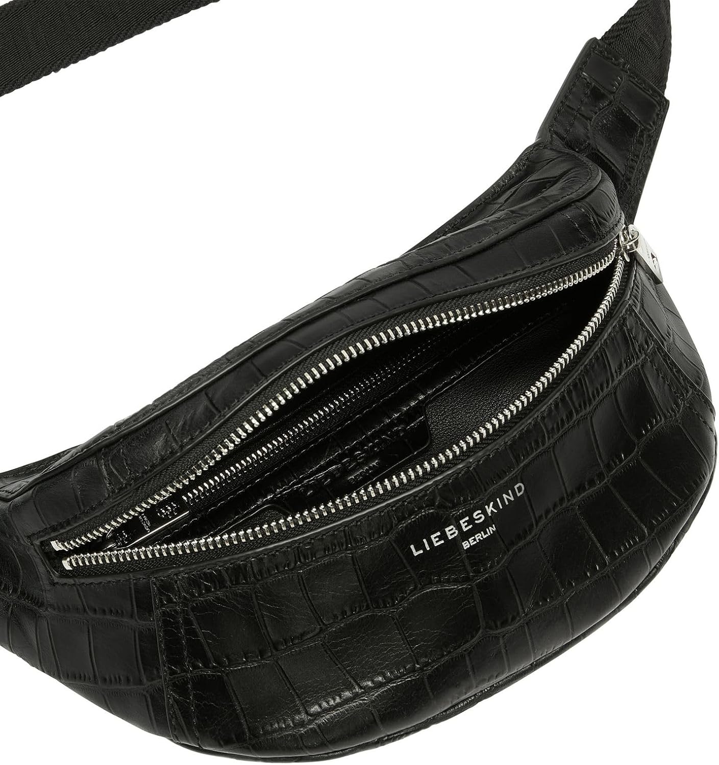 Thumbnail 2 de LIEBESKIND Chudy Beltbag S – flache Kroko-Leder-Gürteltasche mit verstellbarem Crossbody-Gurt