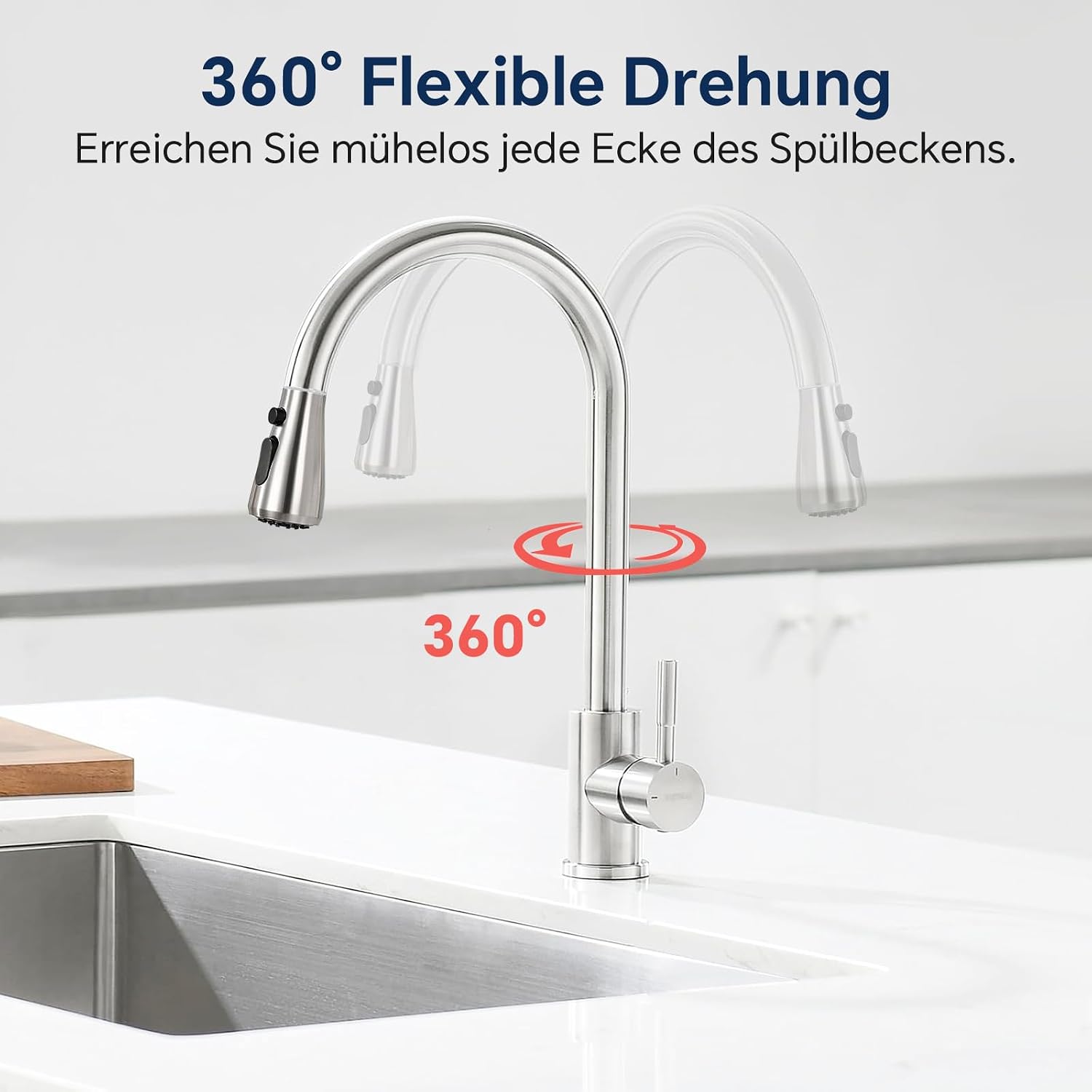 Detalle 2 de SURFOU Rubinetto Lavello 40 cm 🚰