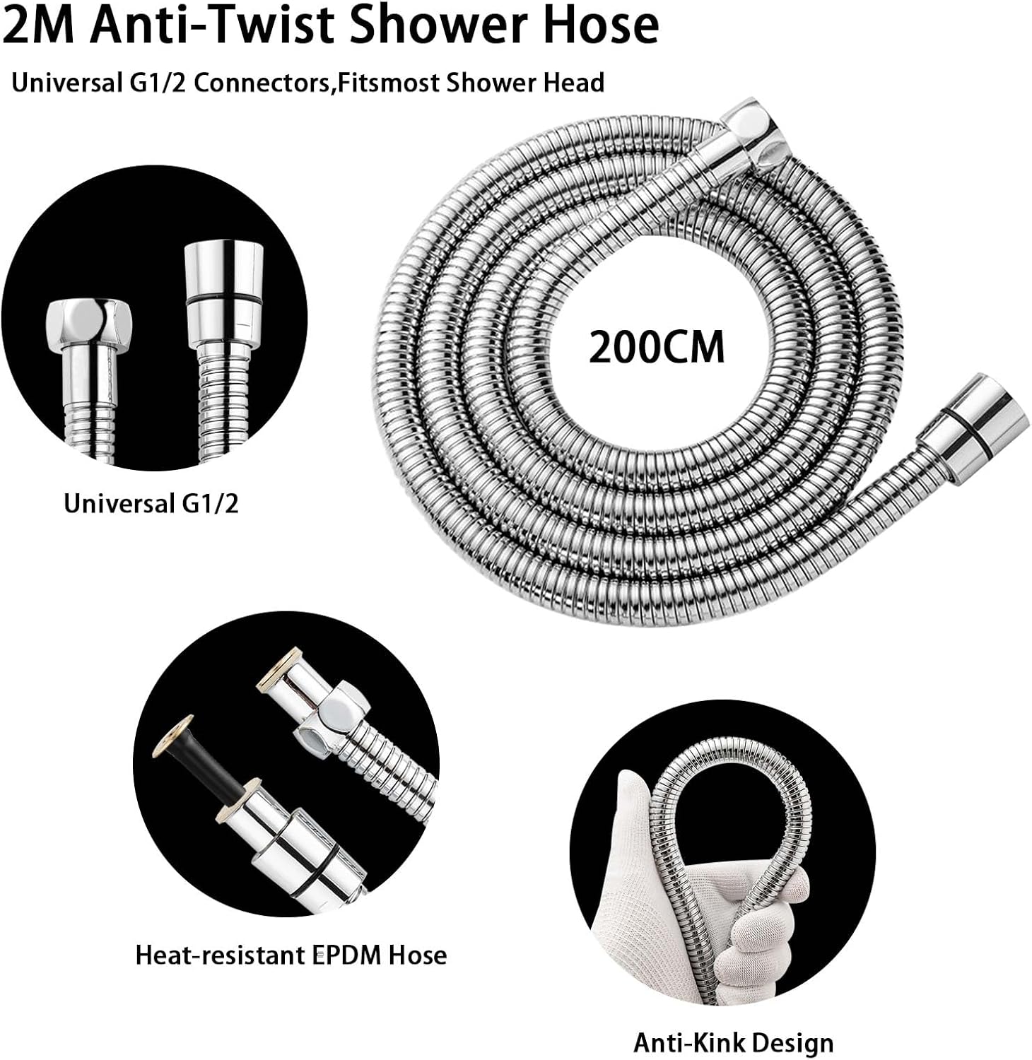 Thumbnail 5 de Colist Soffione doccia 2 m con 5 modalità