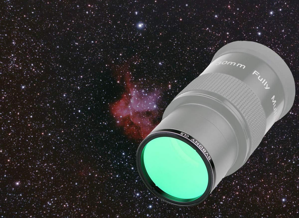 Detalle de SVBONY Teleskop-Filter 2" CLS-Filter (CLS, 2 Zoll) für DSLR und CCD – für OIII, H-Alpha & Co.
