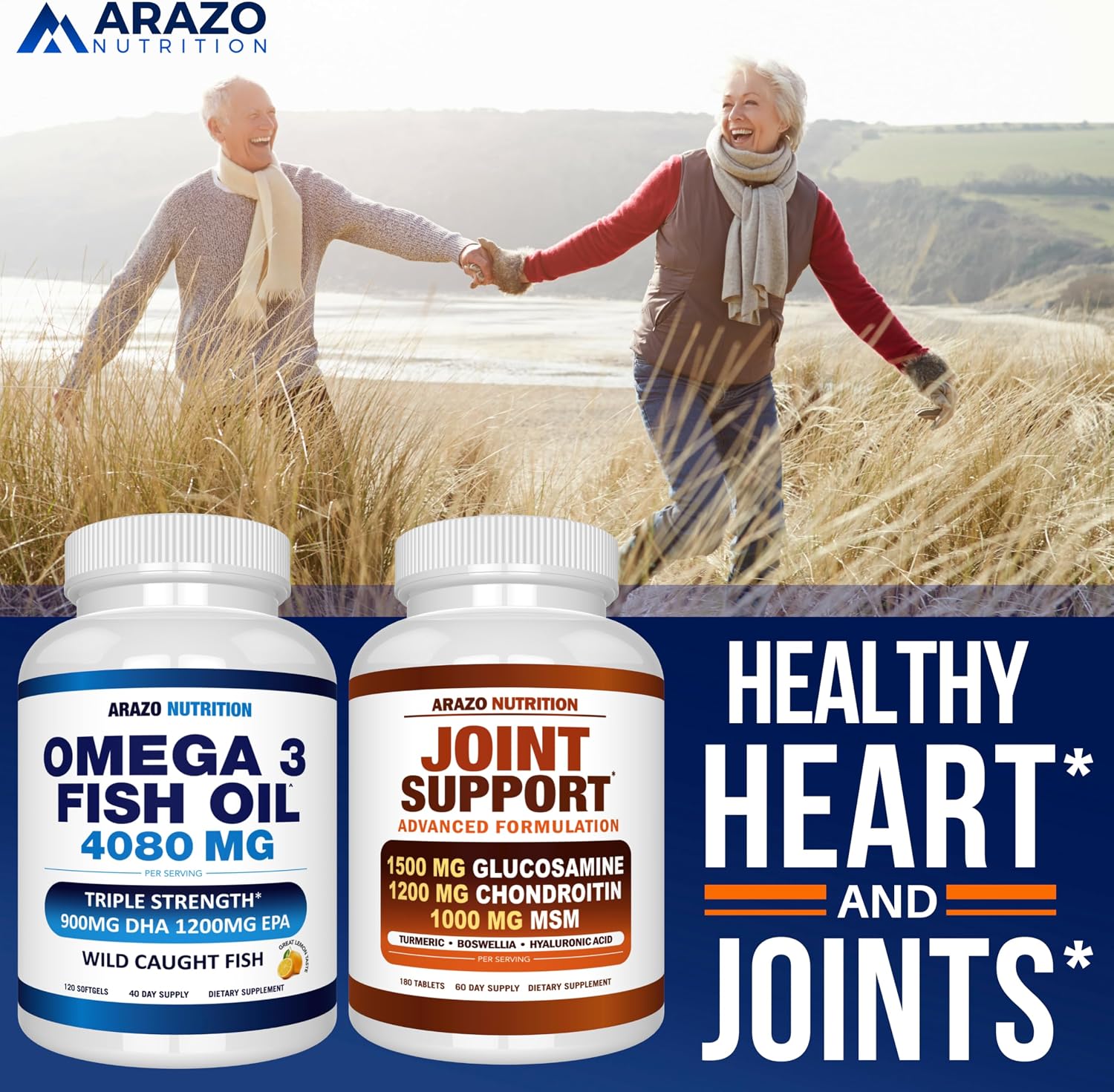 Thumbnail 6 de Arazo Nutrition BS012 Omega-3 Fish Oil, 4,080 mg, Lemon Softgels