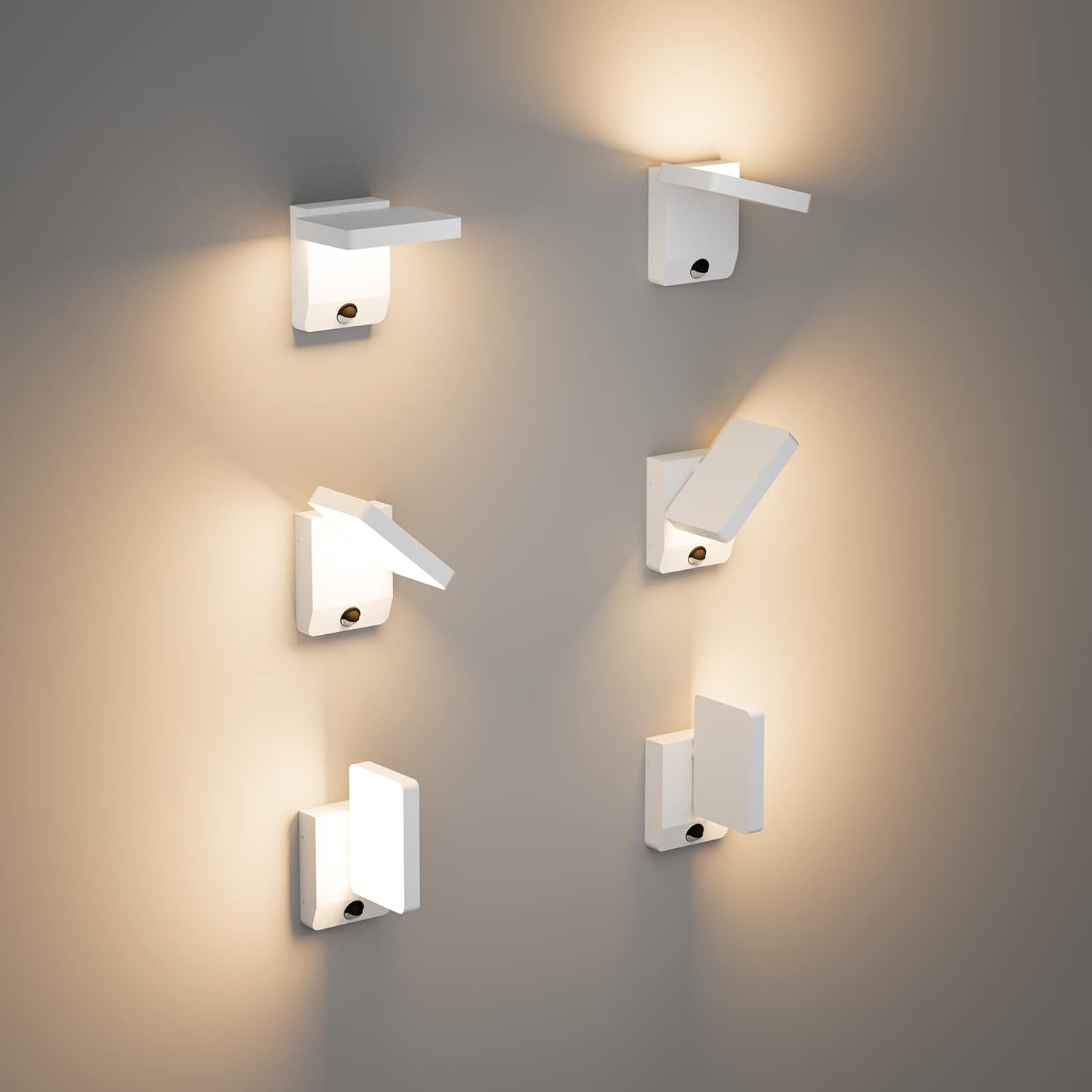 Detalle de K-Bright 20W LED Außenleuchte mit Bewegungsmelder – IP65, 3000K, 1540 lm, rechteckig