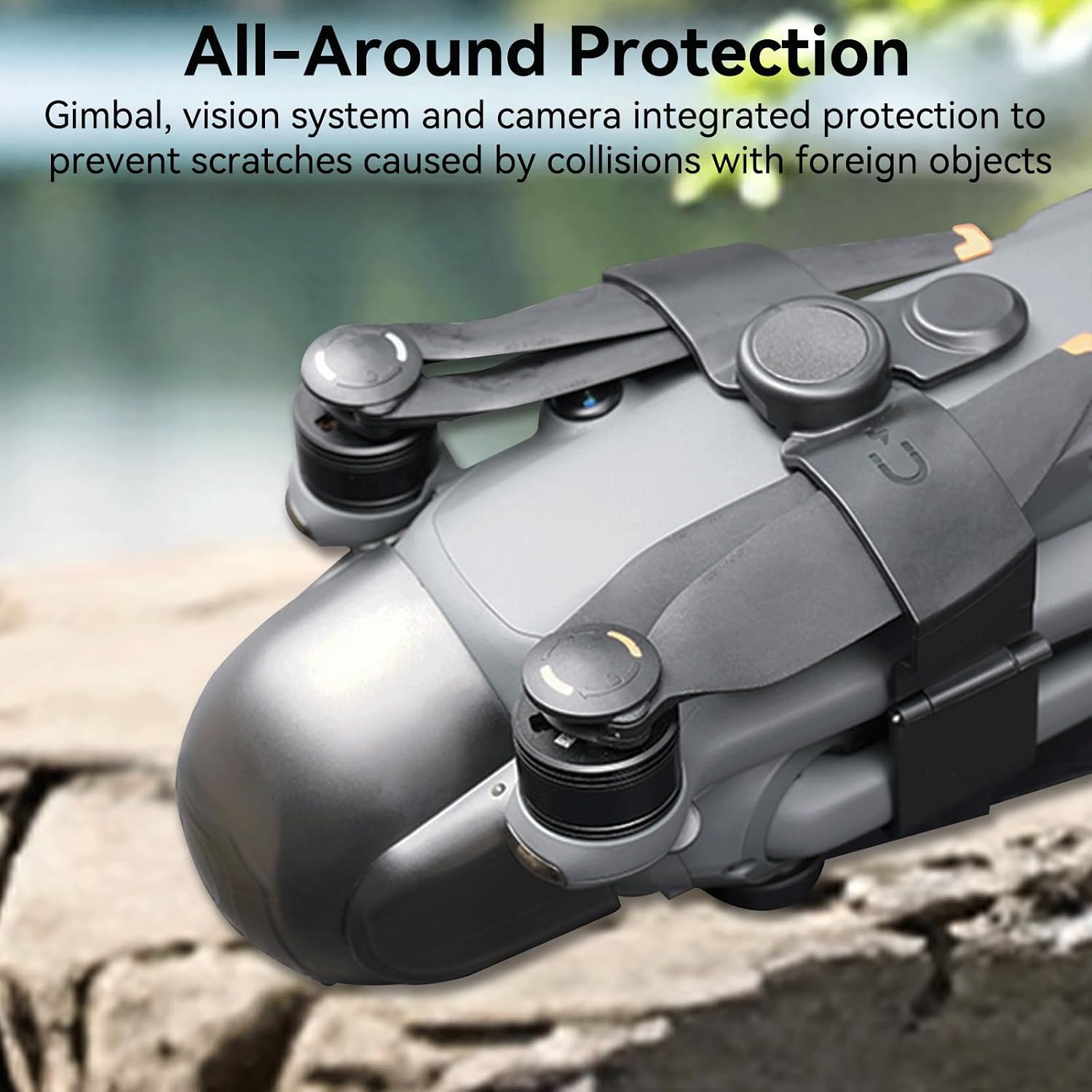 Detalle de Craznick Mavic 4 Pro Lens Cap – Gimbal Protector Cover for DJI Mavic 4 Pro