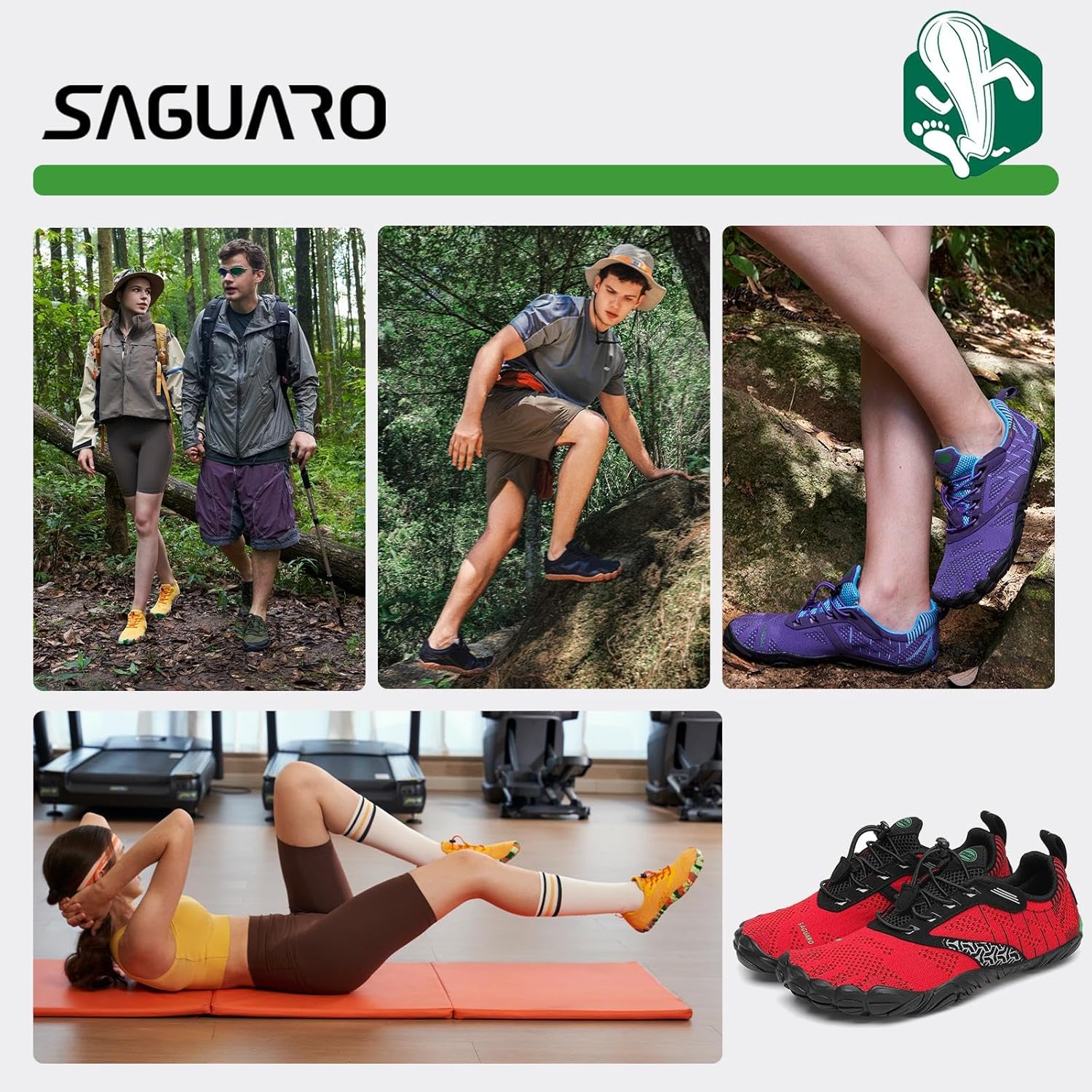 Thumbnail 6 de SAGUARO Barfußschuhe Unisex – Minimalistische Fitnessschuhe für Damen & Herren, Gr.36–48