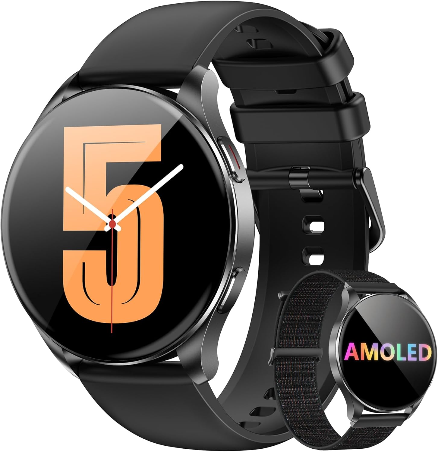 Detalle de Blackview Smartwatch Uomo Donna con schermo AMOLED da 1,43'' – Chiamate Bluetooth, 110+ modalità sport e monitoraggio salute
