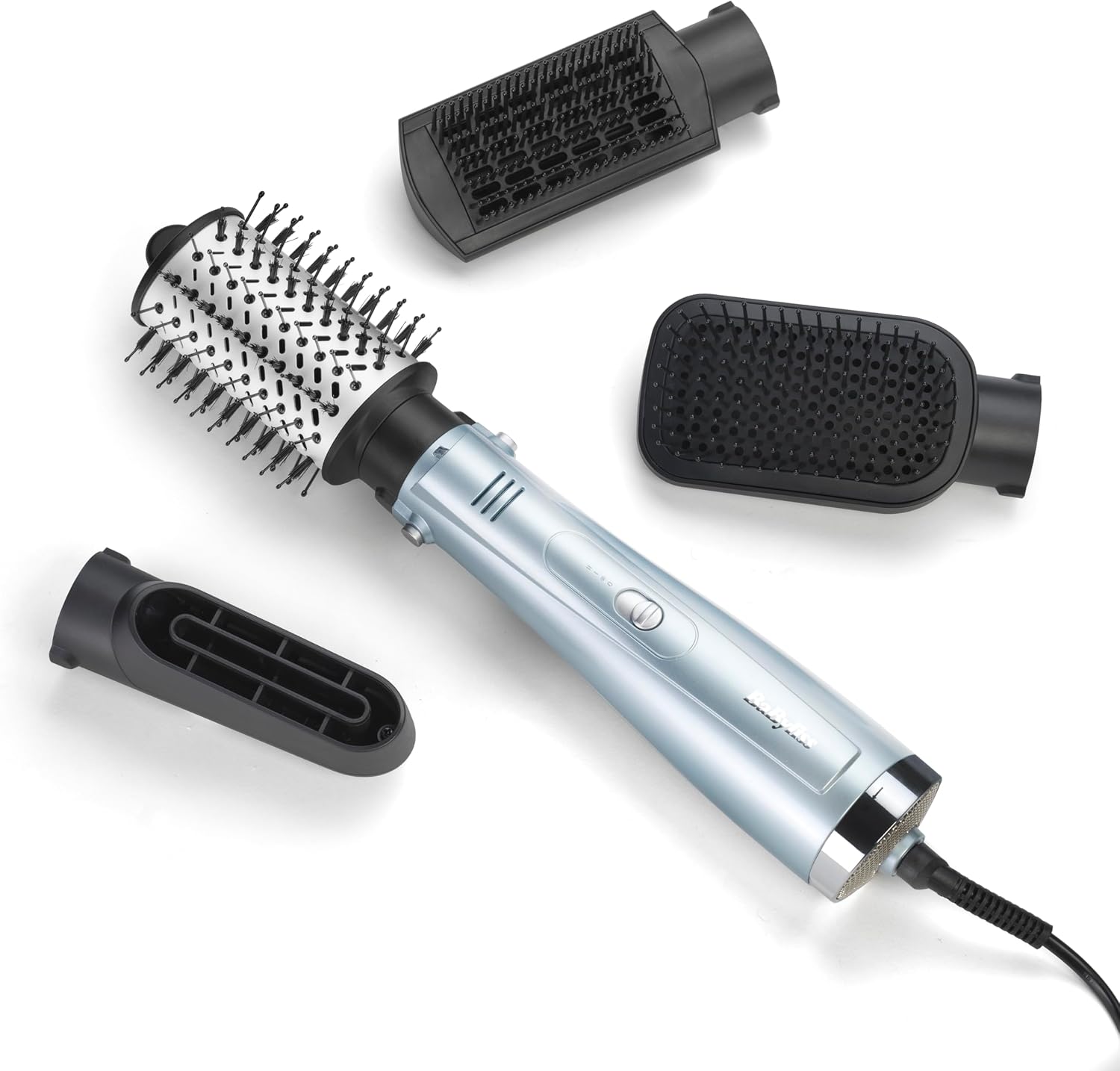 Detalle de BaByliss Hydro-Fusion Smooth & Shape AS774E föhnborstel, 1000 W met 4 opzetstukken