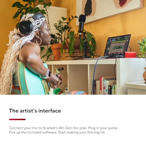 Detalle 2 de Focusrite Scarlett 2i2 4th Gen Pacchetto con interfaccia audio USB-C