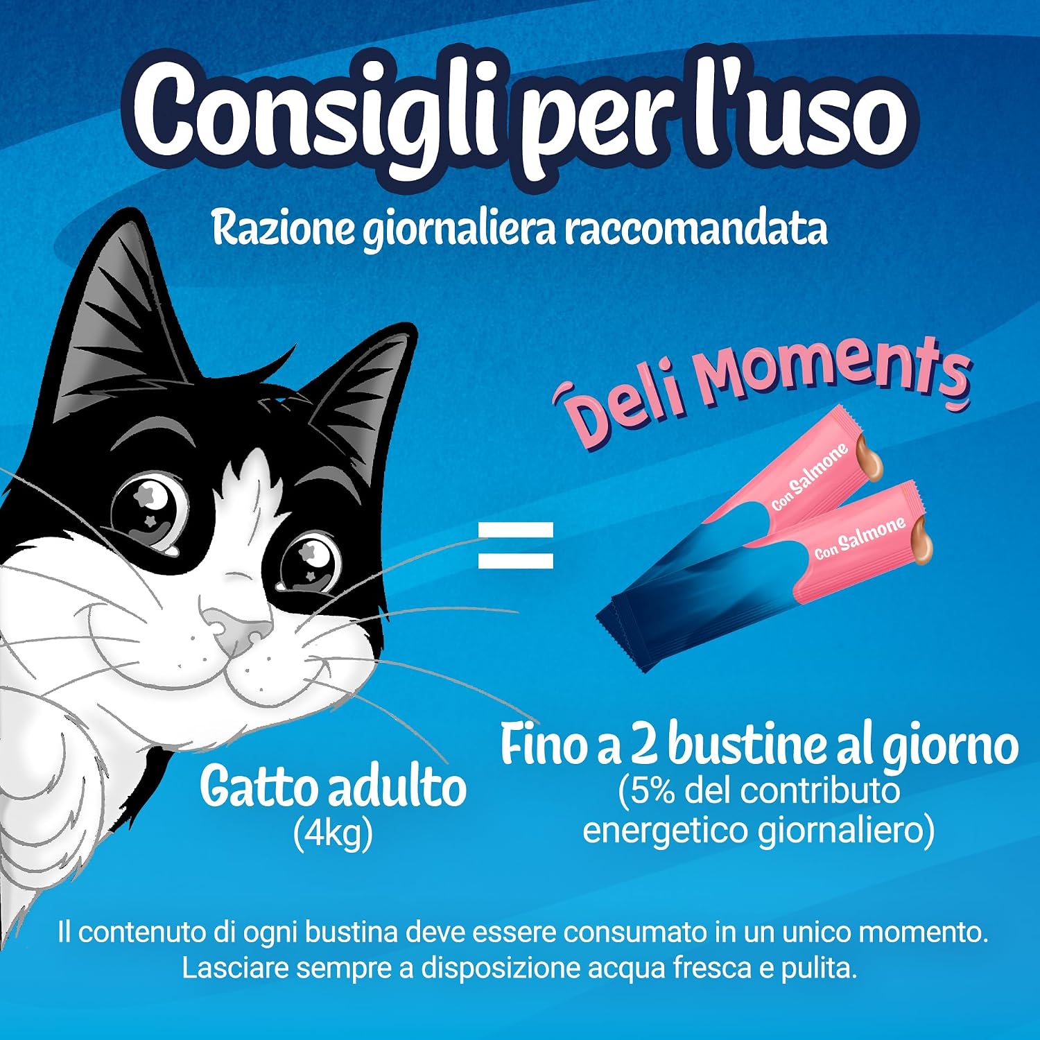 Thumbnail 6 de Felix Deli Moments Snack Liquidi per Gatti Adulti con Salmone – 44 confezioni da 10 g