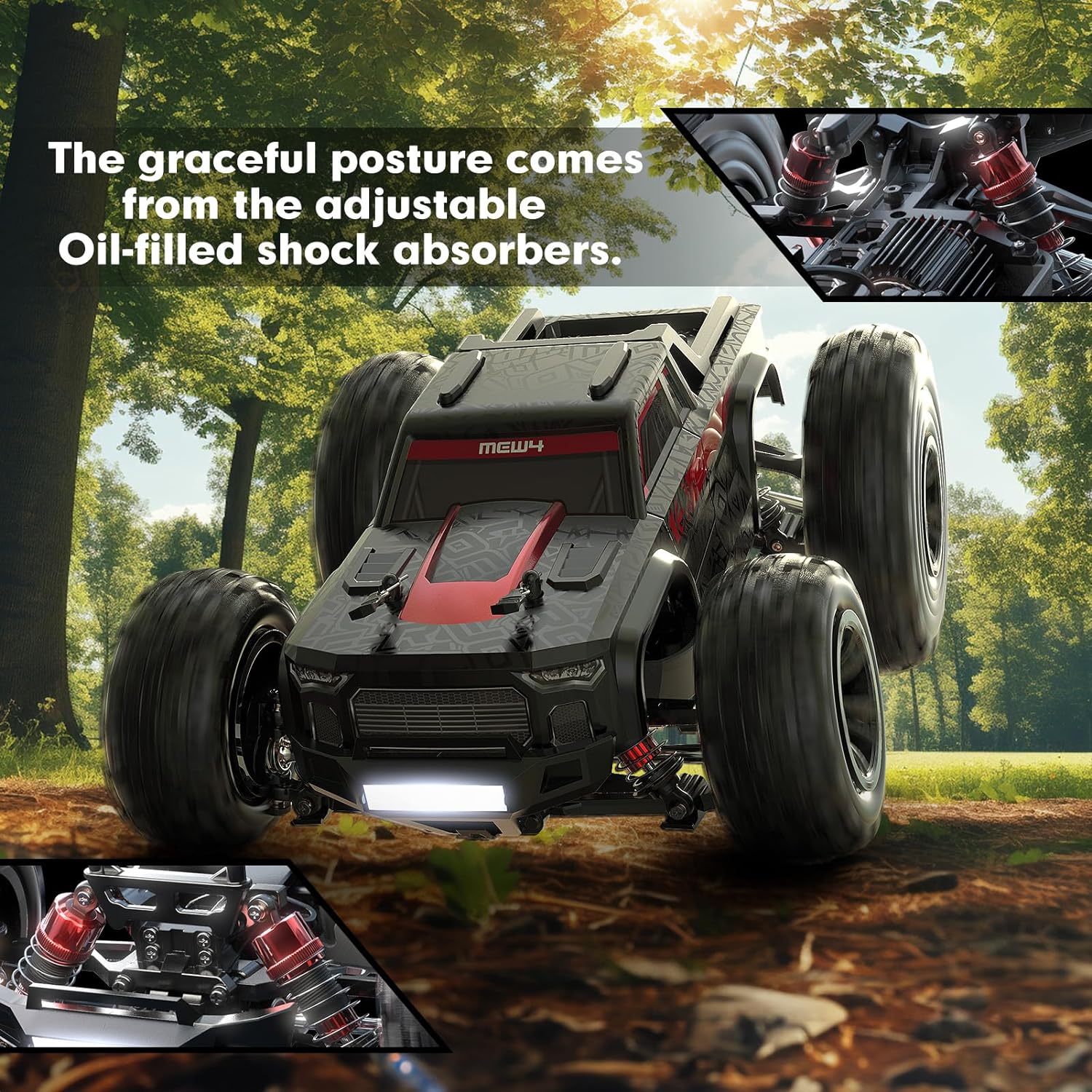 Detalle 2 de MEW4 1/16 Brushless RC Car 42 km/h