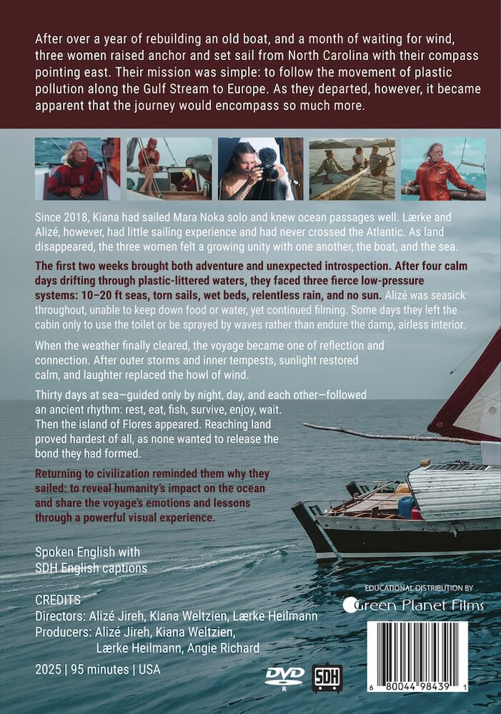 Detalle 2 de Women and the Wind DVD Documentary on Atlantic Sailing and Plastic Pollution