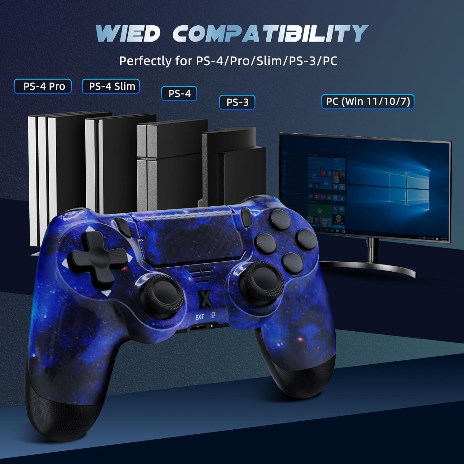 Thumbnail 3 de Glitfix Wireless Controller PS4