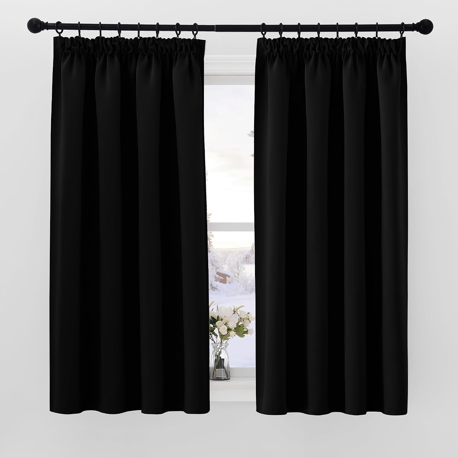 Imagen de PONY DANCE Thick Thermal Blackout Curtains en OfertitasTOP