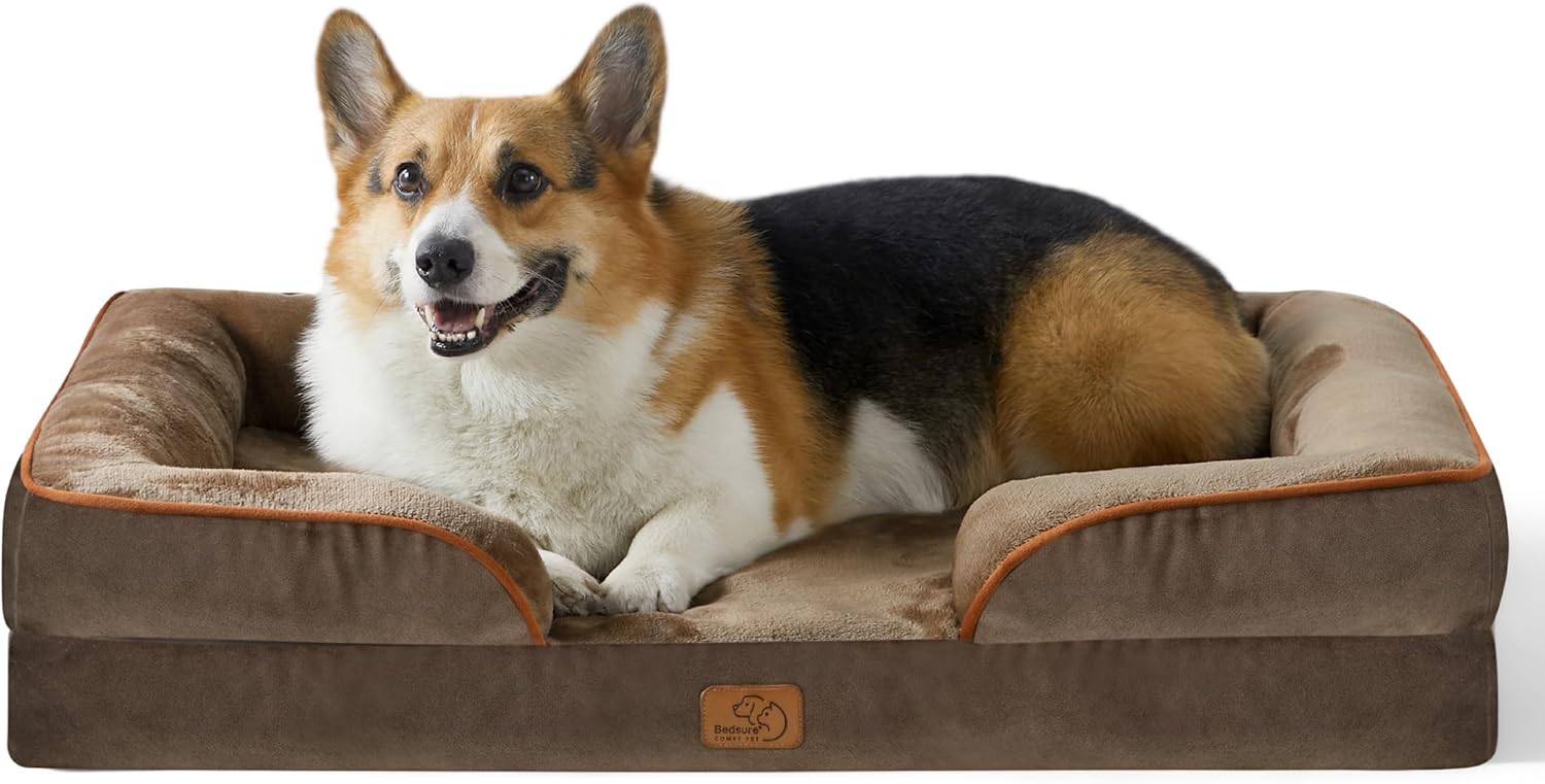 Detalle de Bedsure Orthopedic Dog Bed 35-inch
