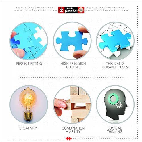 Detalle 2 de Educa Puzzle 4000 Piezas Mapa Político 🌍 Hasta 14 años