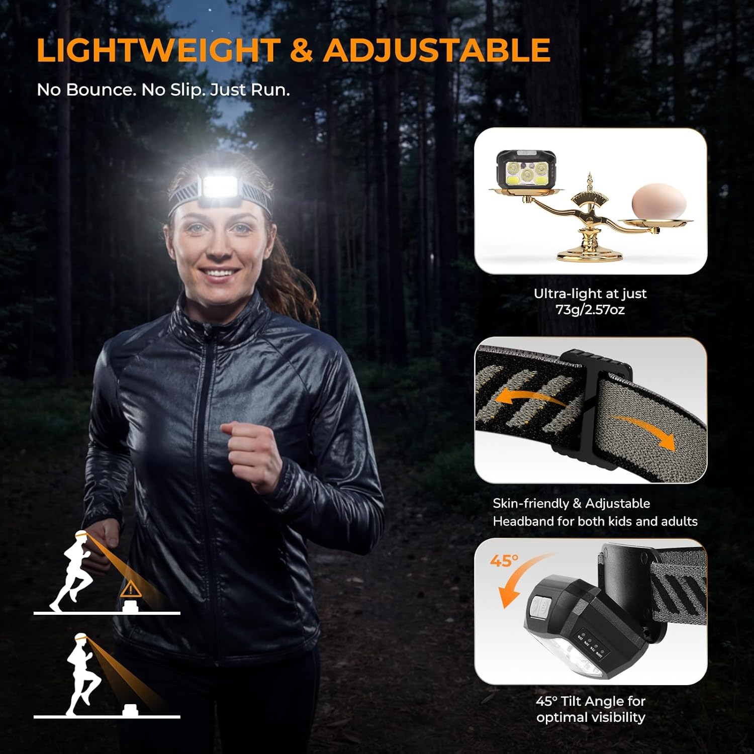 Thumbnail 6 de Diboniur Linterna Frontal LED Recargable 1200 mAh