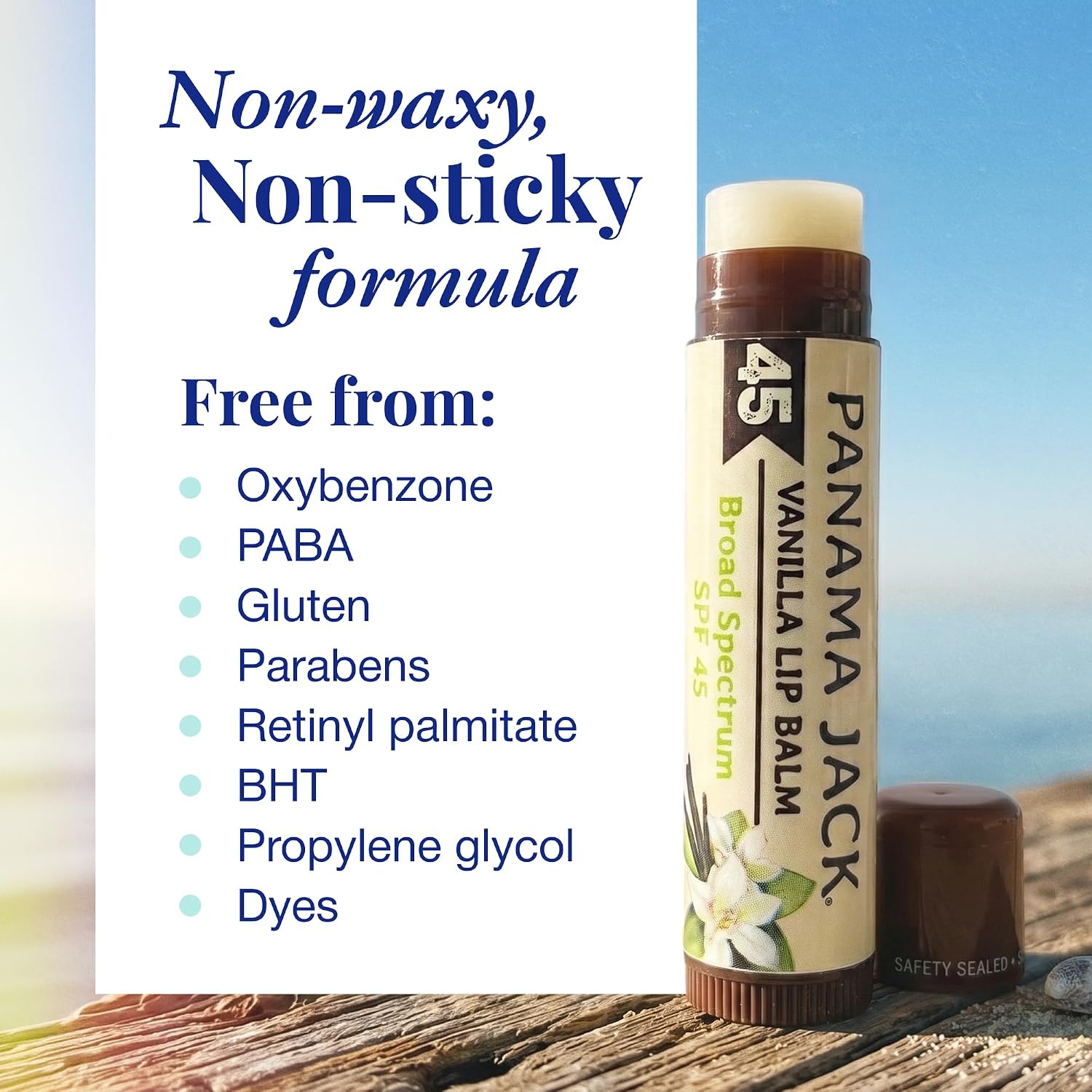 Thumbnail 5 de Panama Jack Sunscreen Lip Balm SPF 45 (Flavor Pack) — Broad Spectrum UVA/UVB Protection