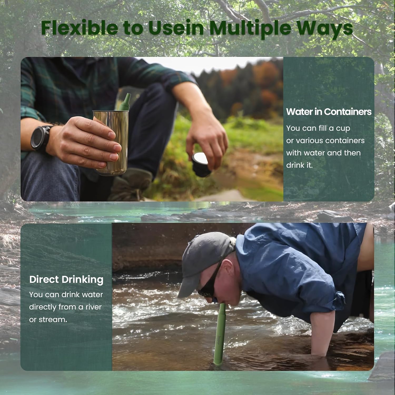 Thumbnail 3 de Joypur Paille Filtrante Survie Purificateur d'Eau