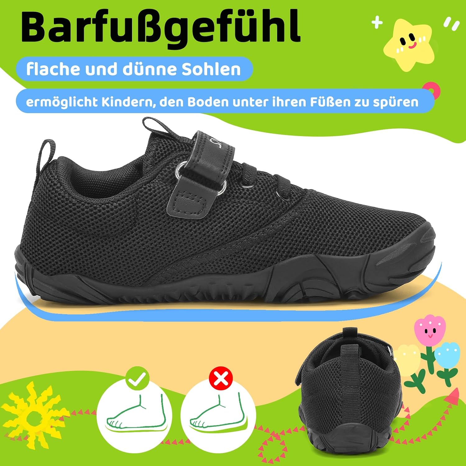 Thumbnail 2 de SAGUARO Kinder Barfußschuhe Leicht, rutschfest & flexibel – Gr. 24–36